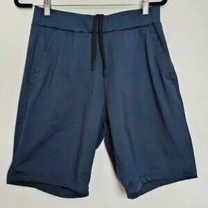 32 Degrees Athletic Drawstring Shorts, M, Dark Blue